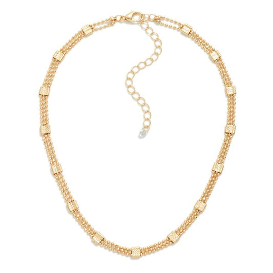 Ball Chain Link Necklace