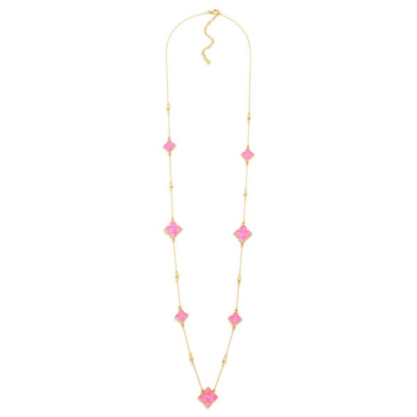 Long Clover Necklace