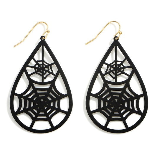 Spider Web Tear Drop