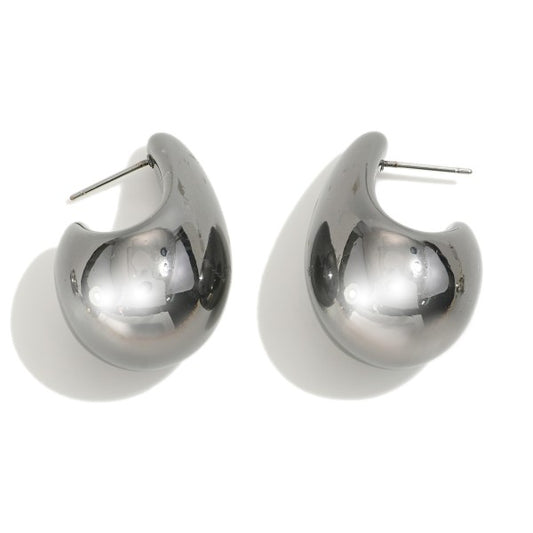 Large Huggie Hoop Earrings