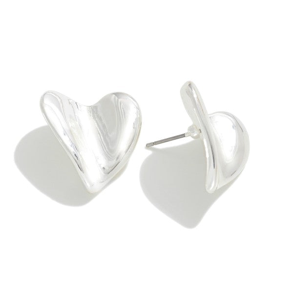 Large Heart Earrings