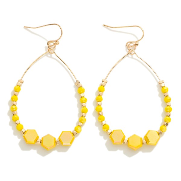 Beaded Teardrop Earrings