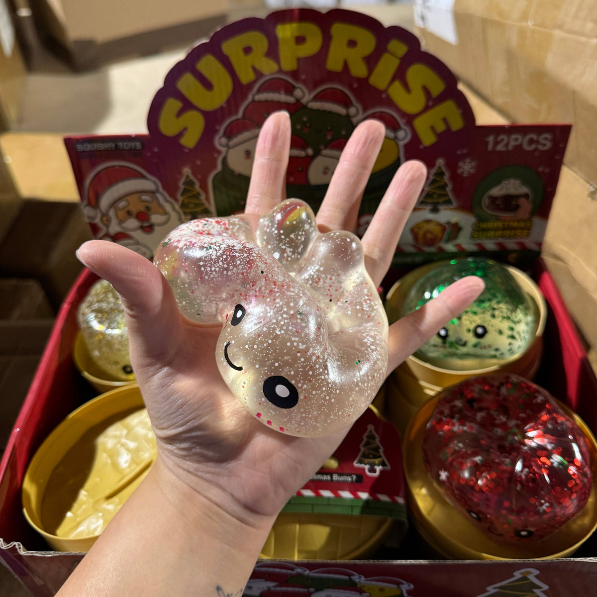 Coconut Oil Vaseline Glitter Christmas Dumpling