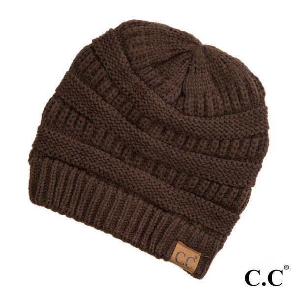 CC Ribbed Beanie