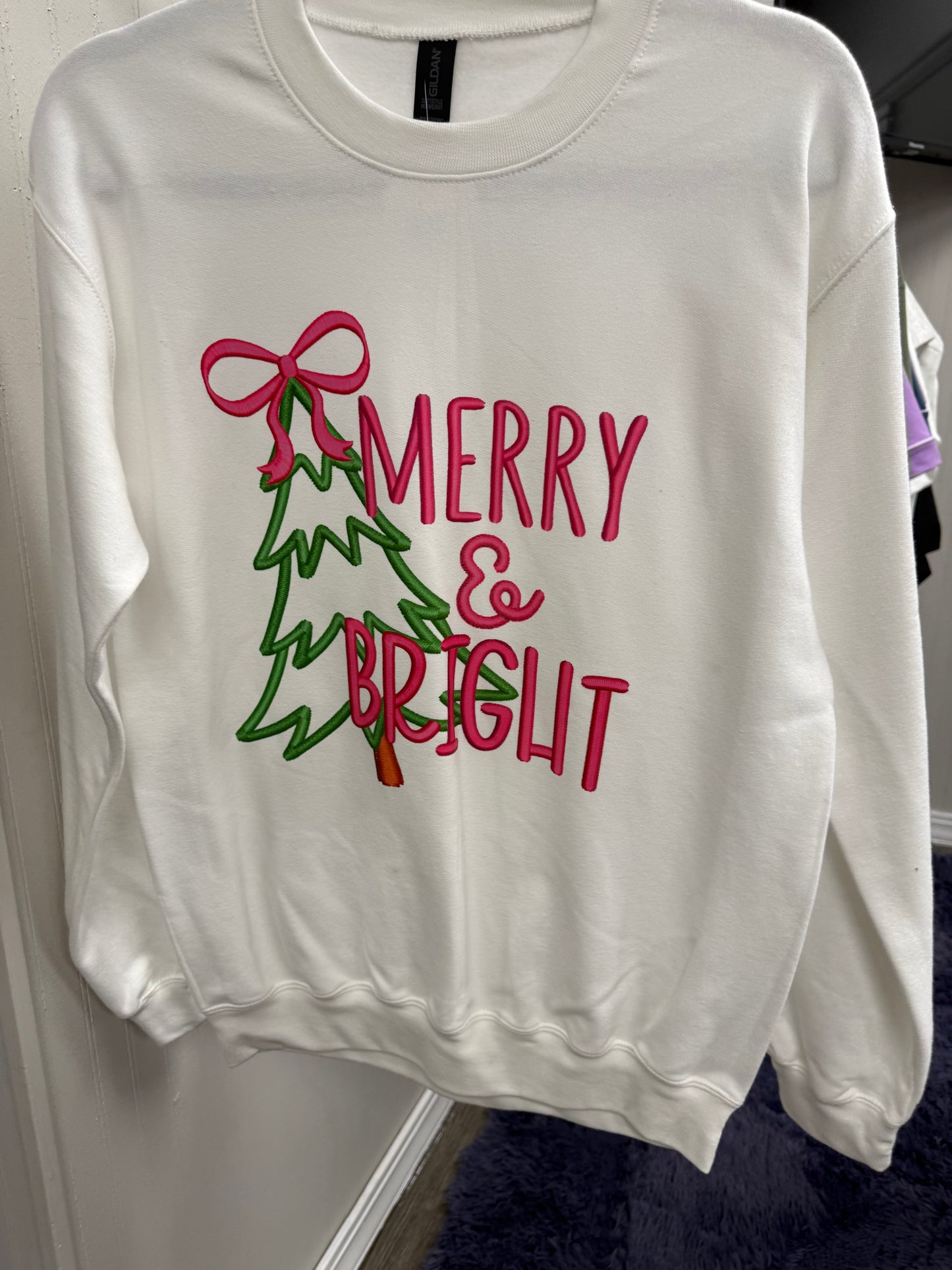 MERRY AND BRIGHT SWEATSHIRT