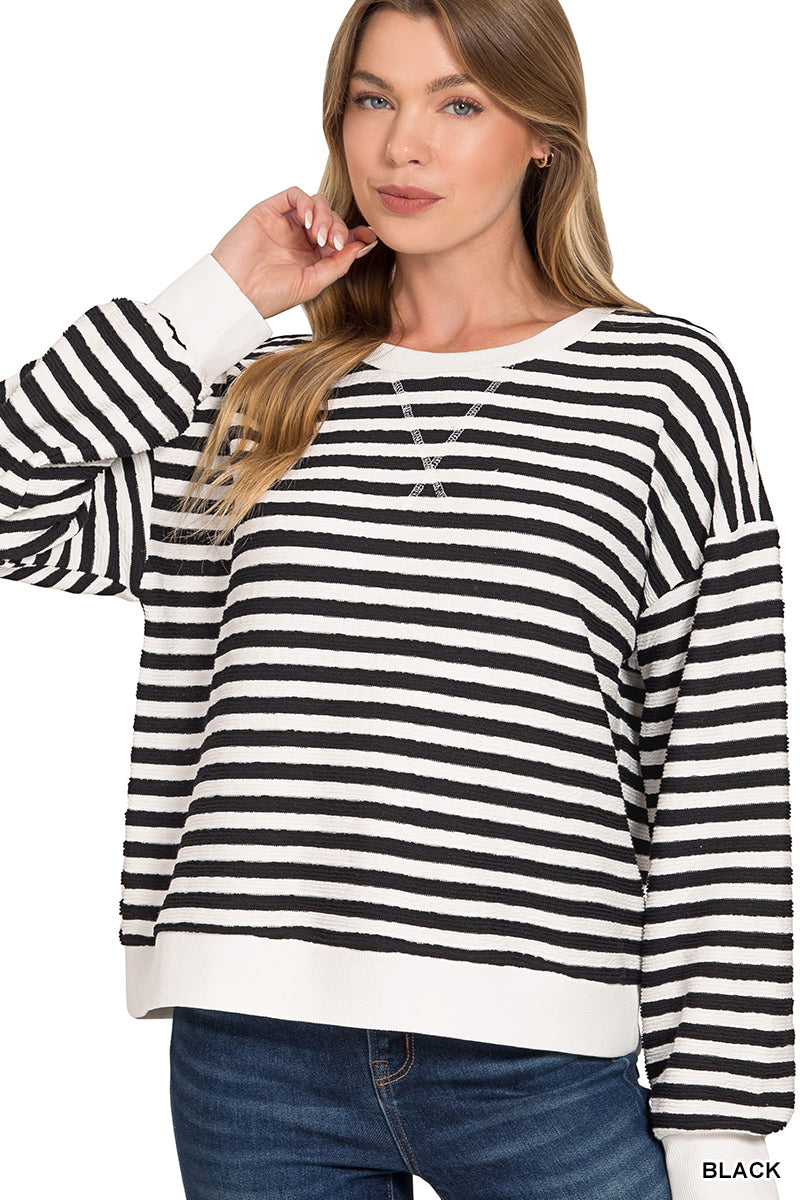 Striped pullover