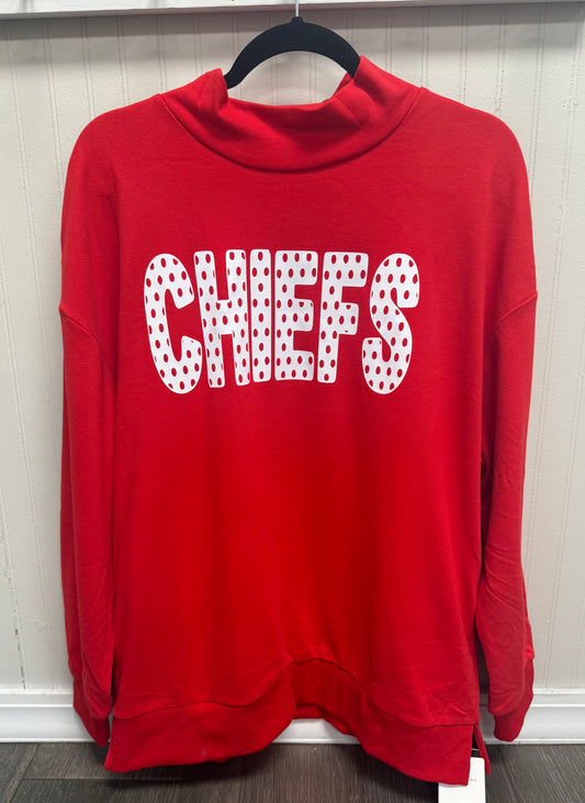 CHIEFS MOCK NECK