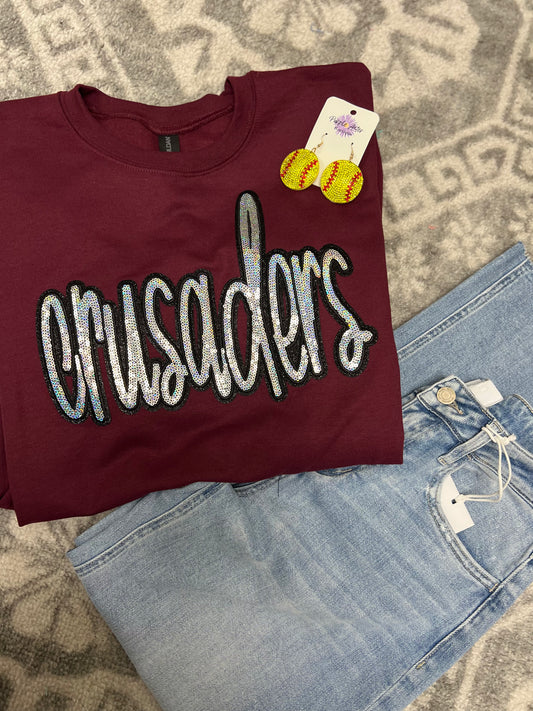 Sequin Crusaders Sweatshirt
