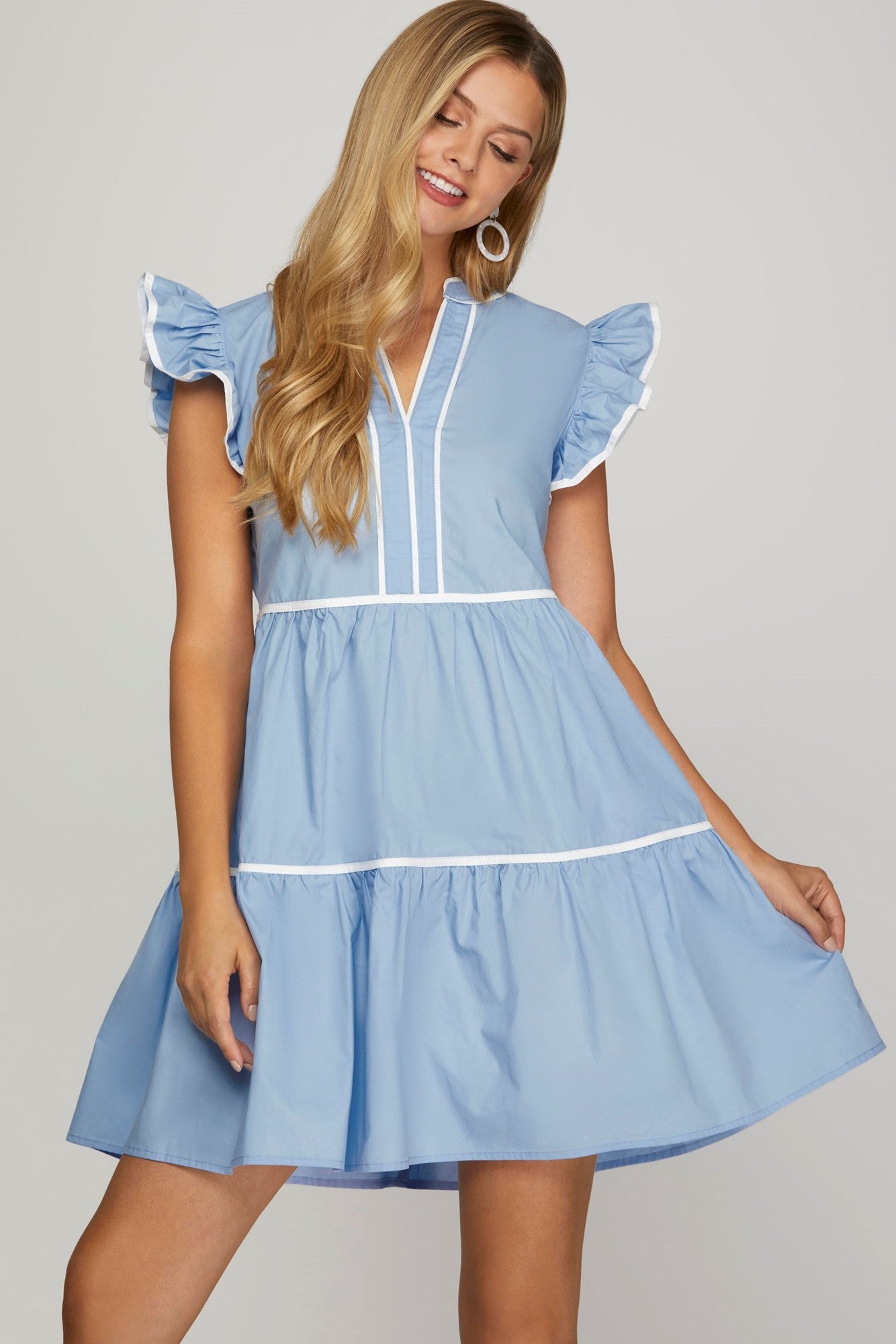 LIGHT BLUE DRESS