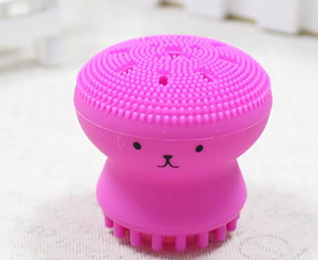 Silicon Facial Cleansing Massager-Pink