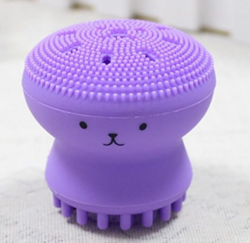 Silicon Facial Cleansing Massager-Purple