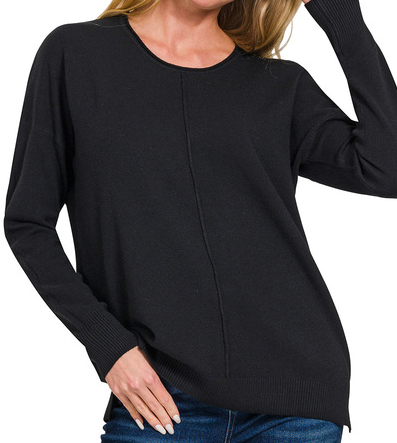 Front Seam Sweater