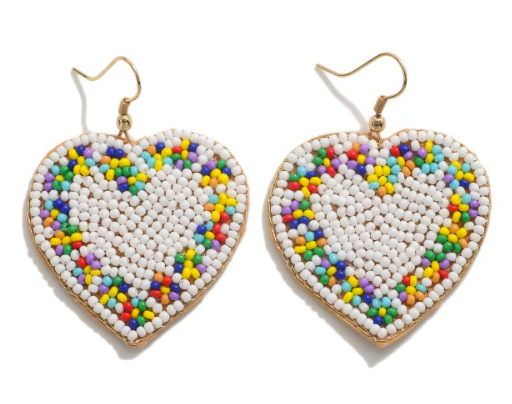 Beaded Heart Multi