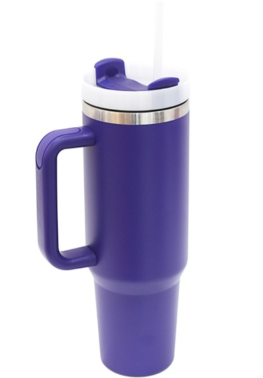 40oz Stainless Steel Tumbler-Purple