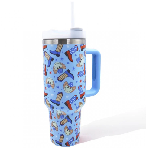 Retro Cowboy Tumbler