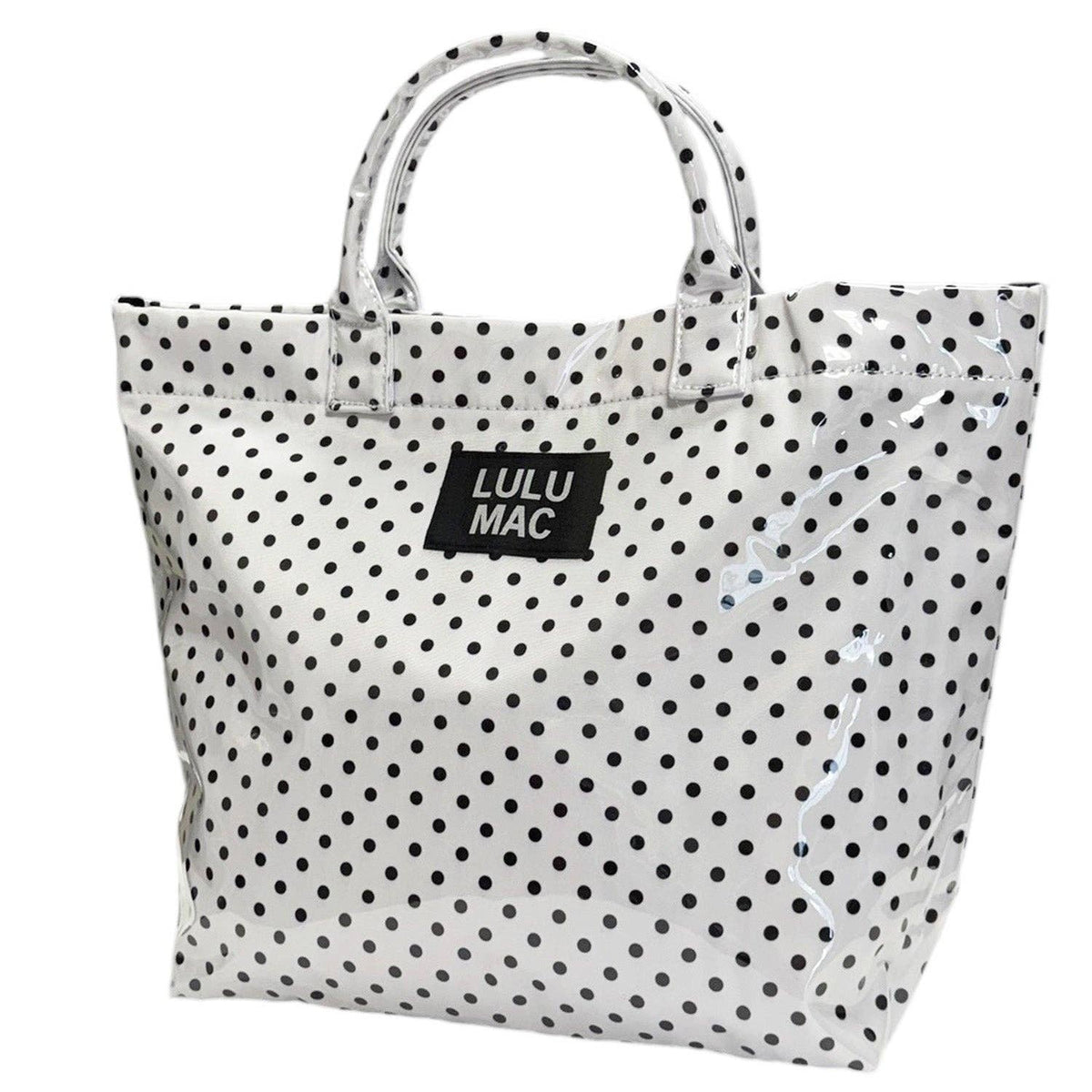 TOTE BAG WHITE/BLACK DOT