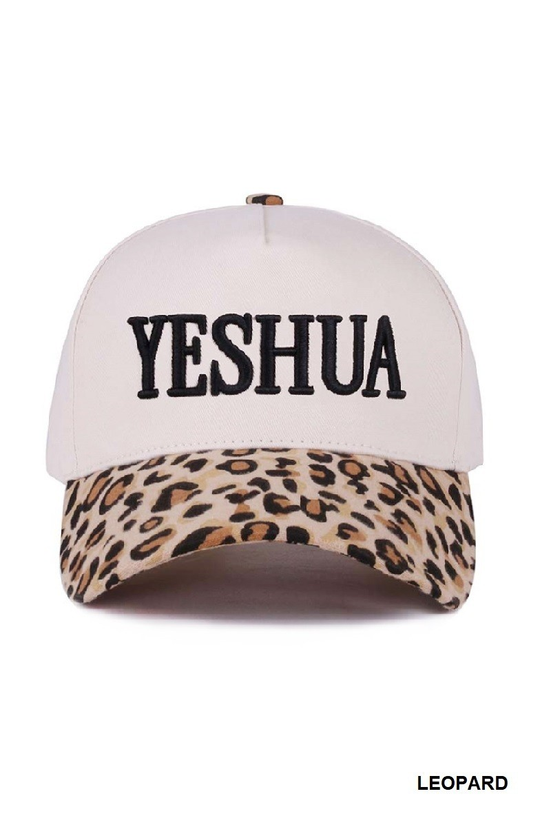 Yeshua two-tone canvas cotton cap
