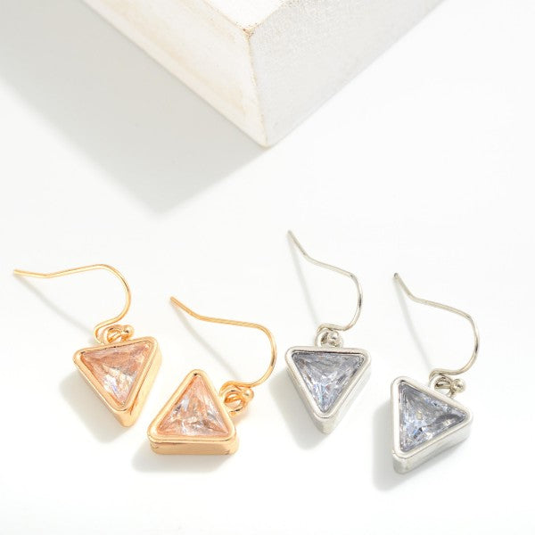 Triangle Drop Earrings