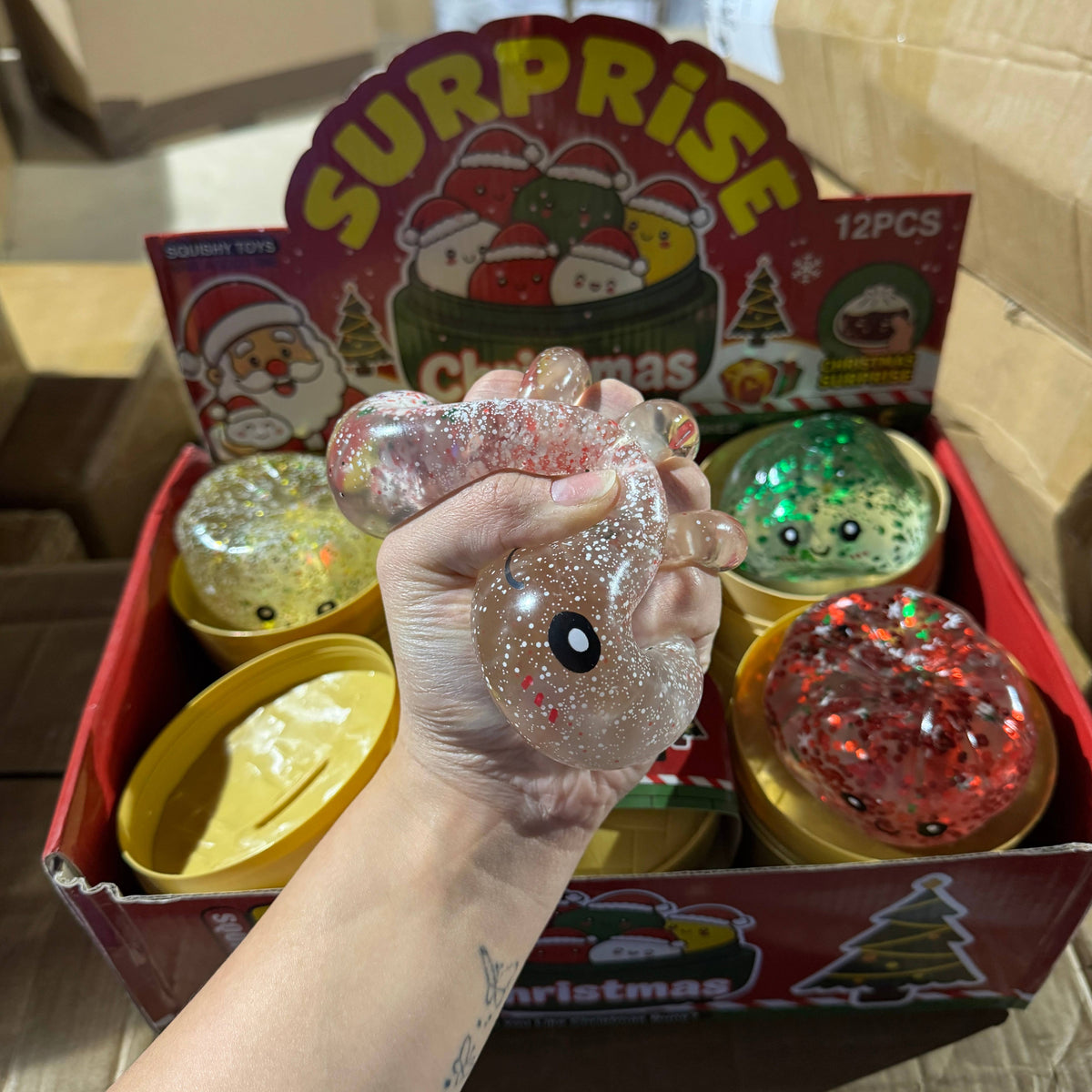 Coconut Oil Vaseline Glitter Christmas Dumpling