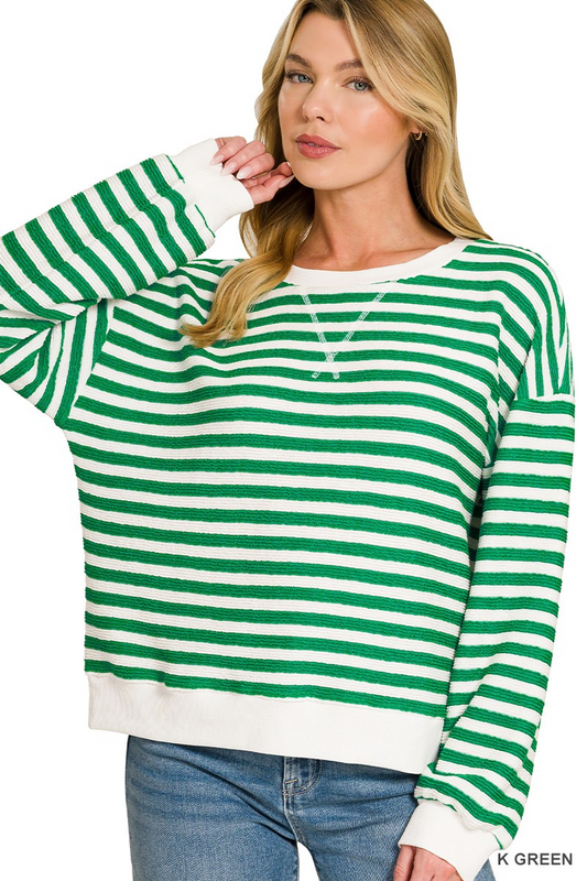 Striped pullover