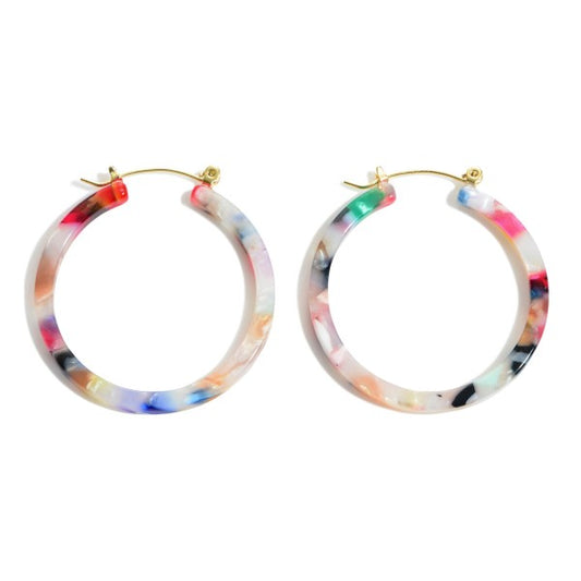 Multicolor Resin Hoops