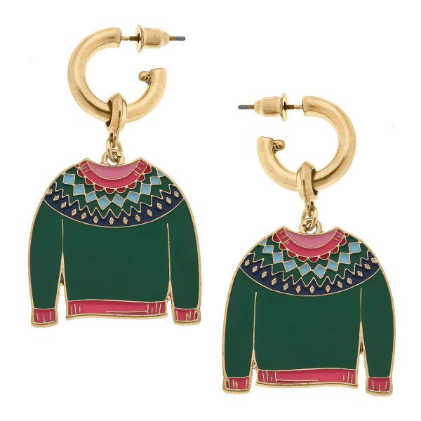 Christmas Sweater Earrings