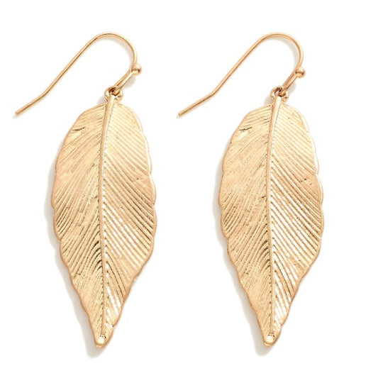 Gold Leaf Earrings