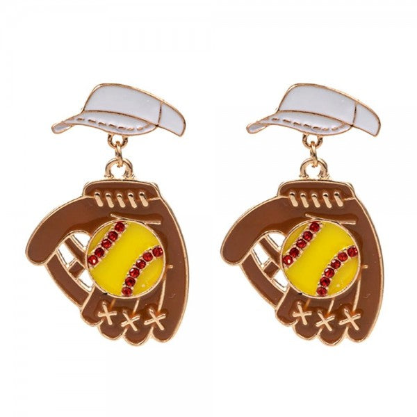 Softball Glove Earrings