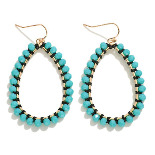 Teal and Black Hoops