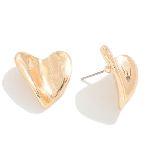 Large Heart Earrings