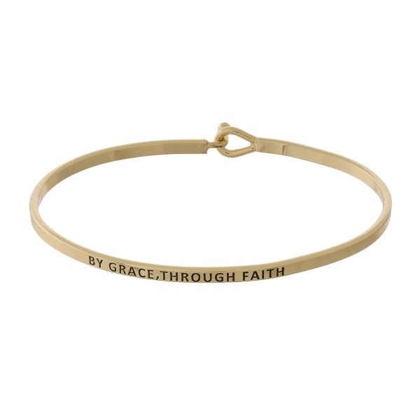 Inspirational Bangle Bracelet