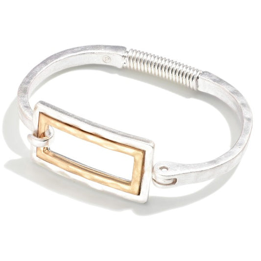 Silver Square Bracelet