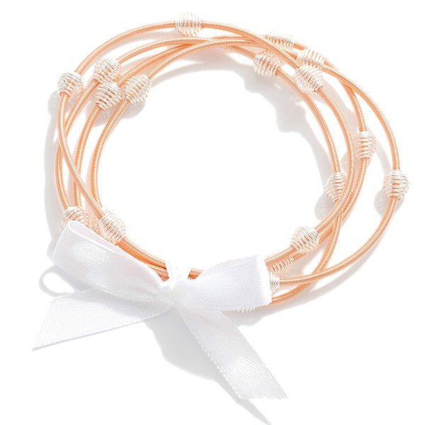 Rose Gold Coil Bracelet