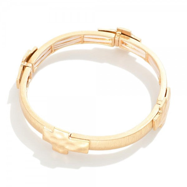 Cross Stretch Bangle