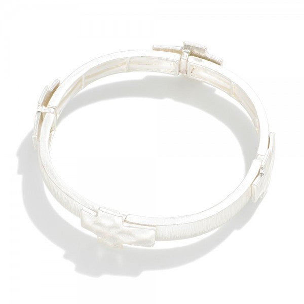 Cross Stretch Bangle