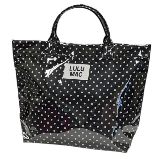 TOTE BAG BLACK/WHITE DOT