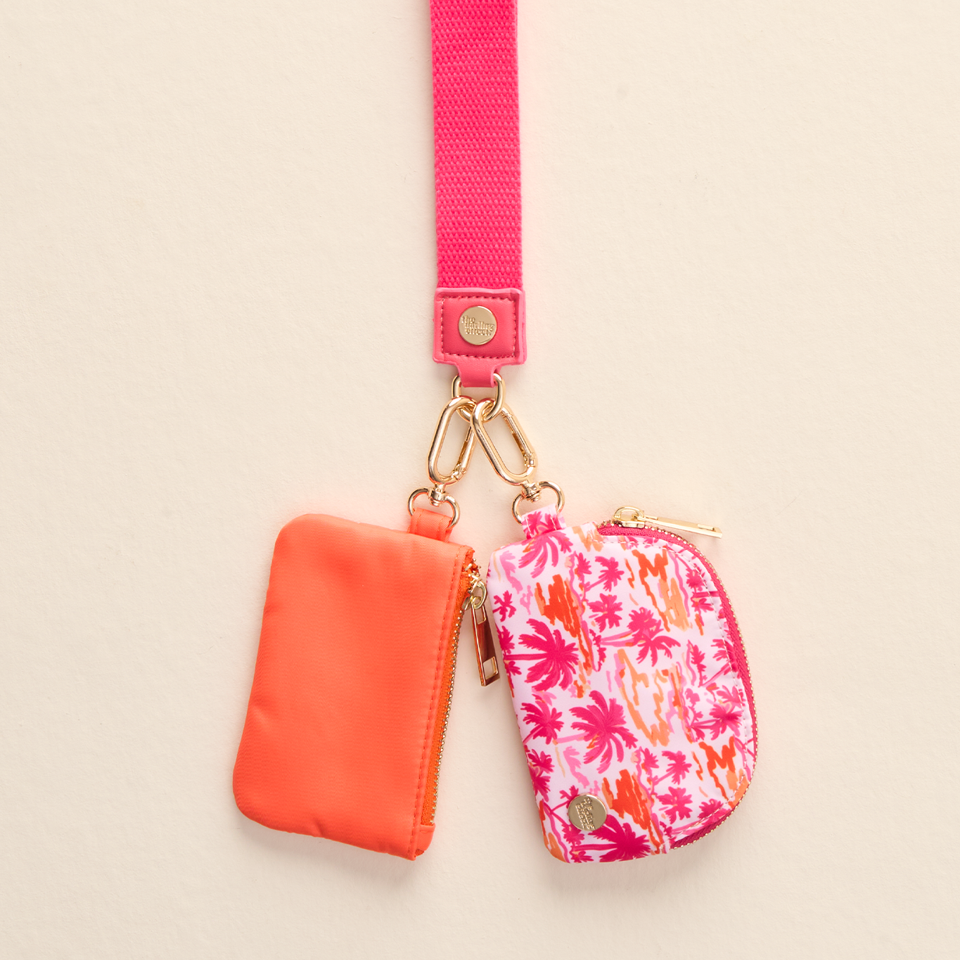 Dynamic Duo Pouch Wristlet-Paradise Palms