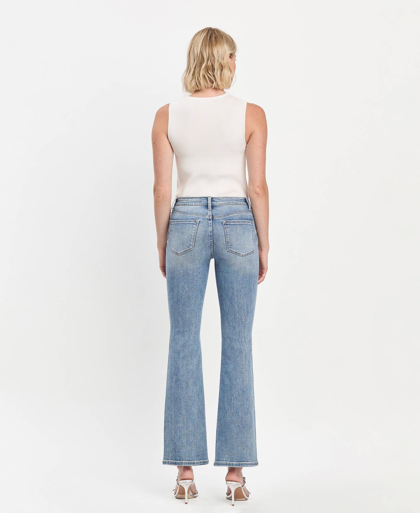 MID RISE FULL LENGTH BOOTCUT JEANS