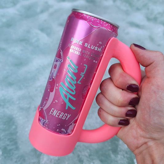 12 oz Slim Can Holder Handle Redbull, Alani Nu, White Claw
