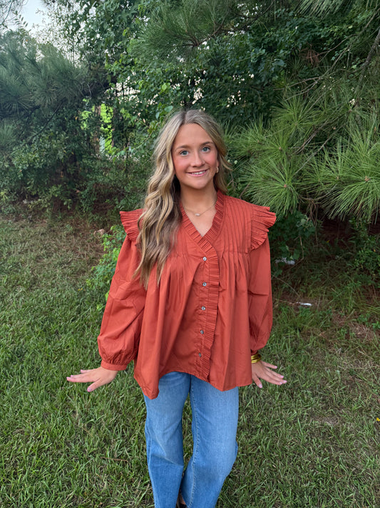 CHESTNUT 3/4 SLEEVE