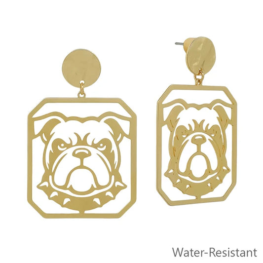 Gameday Bulldog Earring