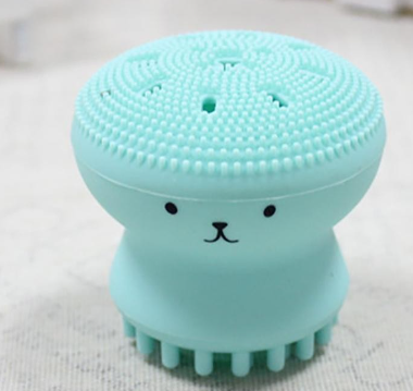 Silicon Facial Cleansing Massager-Mint