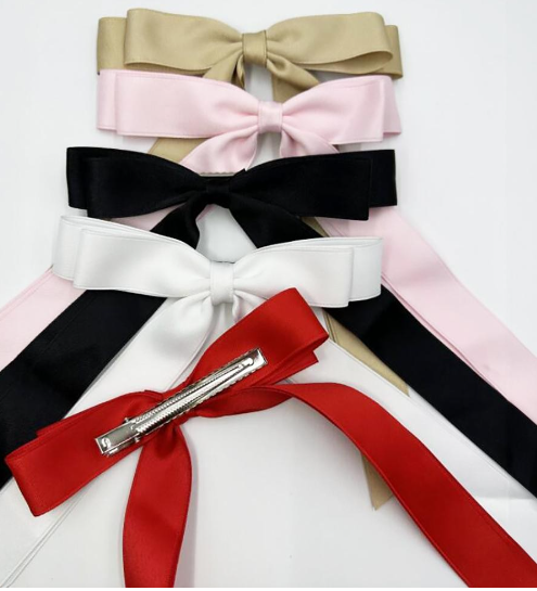 Cotton Sateen Hair Bow