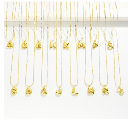 Balloon Initial Pendant