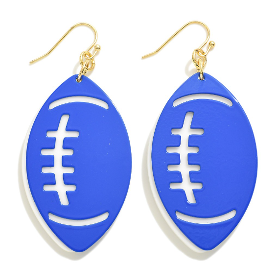 White/Blue Football