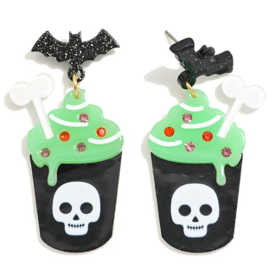 Spooky Drink Earrings