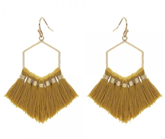 Gold Fringe Earrings