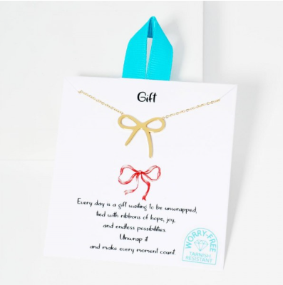 Bow Gift Necklace