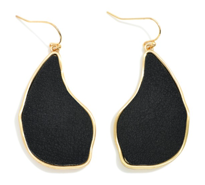 Vegan Leather Earrings