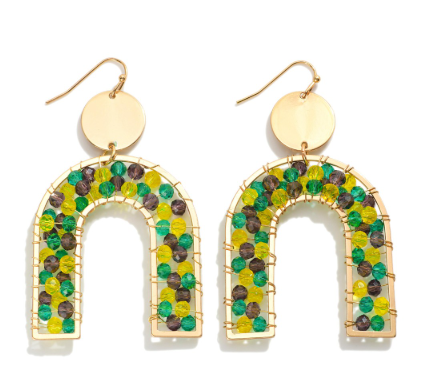 Mardi Gras Arch Earrings